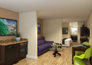 Paramount Hospitality to Debut Avanti Resort in Feb. The new look of a king suite at the Avanti Resort Orlando is the result of a multimillion-dollar renovation.