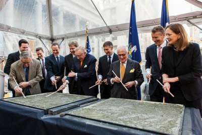 Four Seasons Breaks Ground in Tribeca The Four Seasons Hotel New York Downtown has officially broken ground.