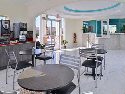 Americas Best Value Inn & Suites Opens in Houston The lobby of the Americas Best Value Inn in Houston