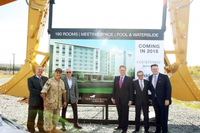 Courtyard by Marriott/Residence Inn Breaks Ground in Nova Scotia Groundbreaking ceremony for the Residence Inn/Courtyard by Marriott in Dartmouth