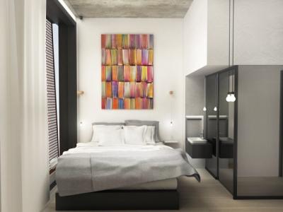 Baltic Huis Sets October Opening in Brooklyn, NY Rendering of a guestroom at Baltic Huis