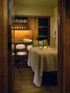 Treatment room at Spa Minerale