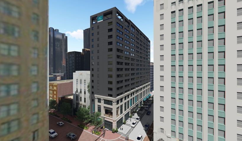 In Big Texas, a Bounty of New-Builds Rendering of Marriott AC Hotel in Fort Worth, TX
