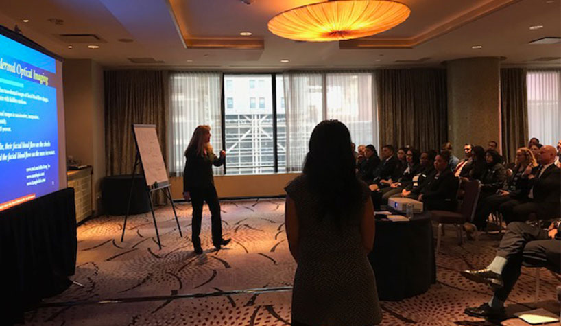 NY Marriott Trains Staff in the Art of Omoiyari to Foster Cultural Understanding Terri Morrison leads a cultural sensitivity workshop for Marriott employees.