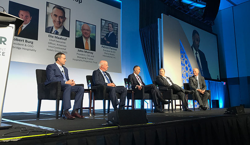 HB ON THE SCENE: At Hunter, Labor Shortage, Technology & the Growing Middle Class Remain Relevant C-suite panel discusses retaining talent, supply growth and technology.